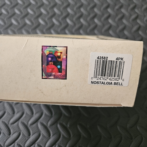 Vintage Christmas By Krebs Nostalgia Bell Glass Ornaments - Picture 2 of 11